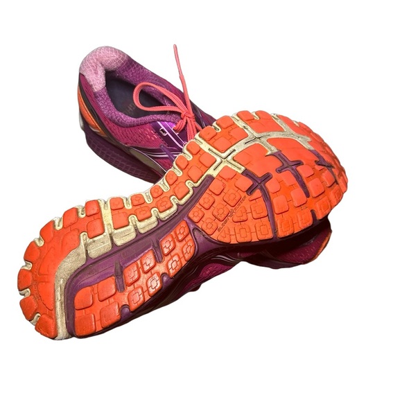 BROOKS Ghost Running Shoe 8th Edition Pink/Purple with Orange Size 11 - Picture 14 of 14